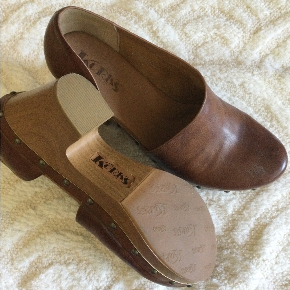 Korks Brown Leather Women's Shoes